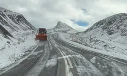 Sonbaharda kar sürprizi! Geçitler beyaza büründü