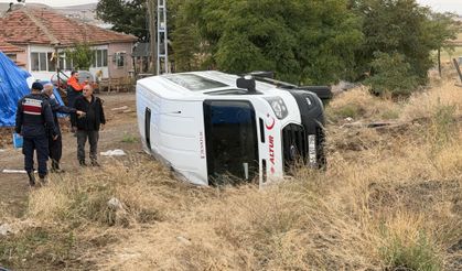 Yozgat'ta cenazeye giderken kaza yaptılar: 8 yaralı