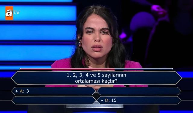 Kim Milyoner Olmak İster'de zorlu matematik sorusu: ODTÜ mezunu dahi çözemedi!