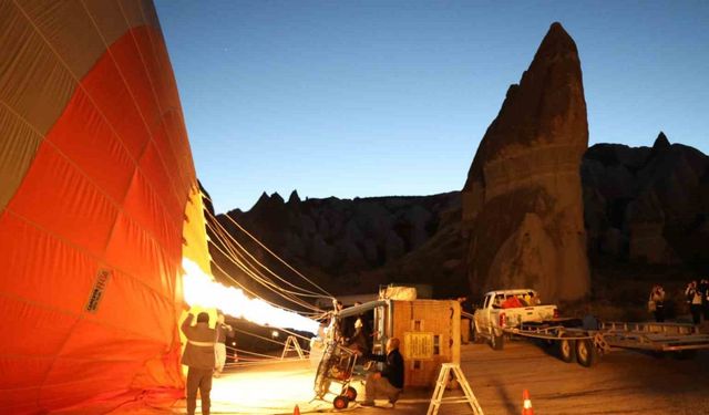 Kapadokya’yı 550 bin turist kuş bakışı izledi