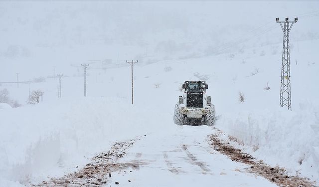 Yozgat'ta 15 köy yolu ulaşıma kapandı