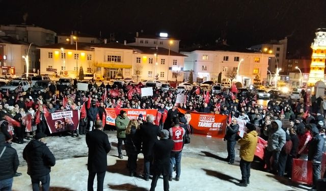 Yozgat İmamoğlu için sokağa döküldü!