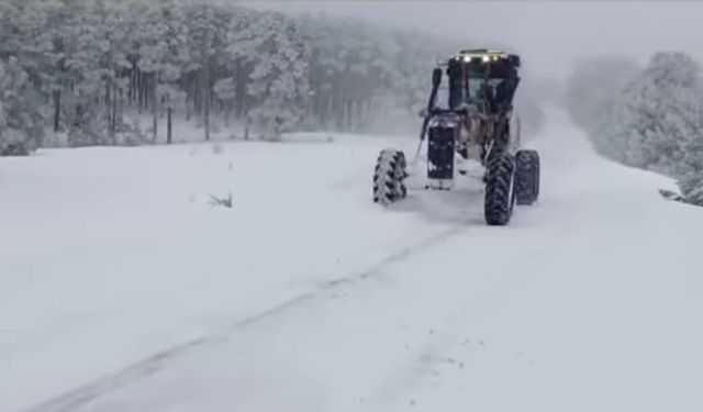 Yozgat'ta kar mesaisi devam ediyor