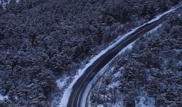 Akdağmadeni beyaza büründü: Kartpostallık görüntüler oluştu!