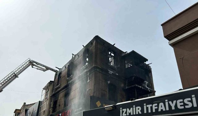 Tarihi çarşıda korkutan yangın
