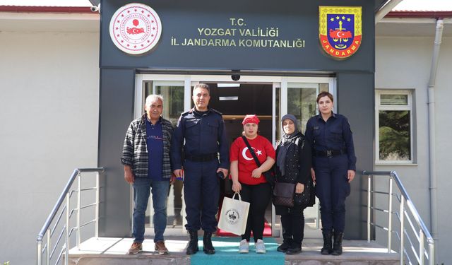 Yozgat'ta şehit ve gazi çocukları Yalınkılıç’ı ziyaret etti