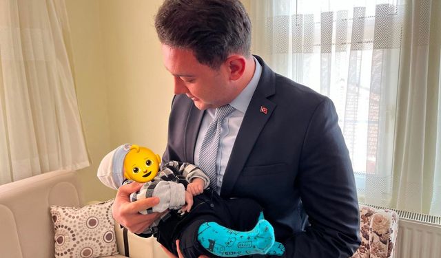 Saraykent Kaymakamı Öztürk'ten bebeklere anlamlı destek