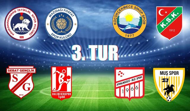 Nesine 3. Lig’de 3. Tur eşleşmeleri belli oldu