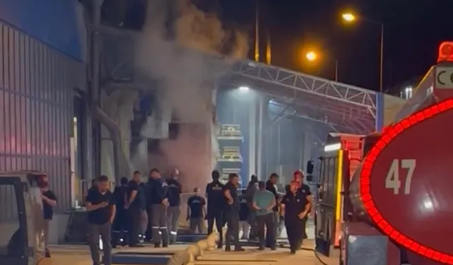 Fabrikada yangın çıktı!