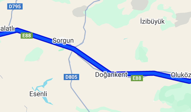 Akdağmadeni Yozgat Arası Kaç Km?
