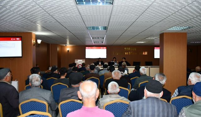 Sorgun’da bilgilendirme toplantısı düzenlendi