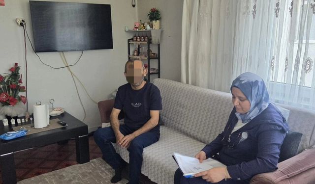 Yozgat Toplum Ruh Sağlığı Merkezi ekibinden ev ziyareti