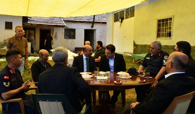 Saraykent’te anlamlı taziye ziyareti