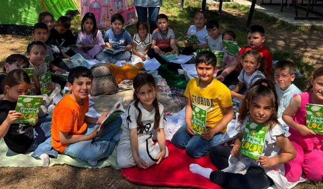 Boğazlıyan’da öğrenciler doğada kitap okudu