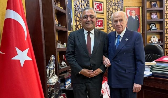 Devlet Bahçeli, Diyarbakır Milletvekili Tanrıkulu ile bir araya geldi