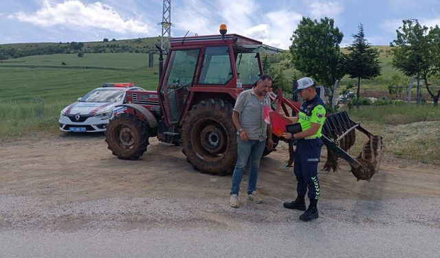Yozgat’ta traktörlere sıkı denetim
