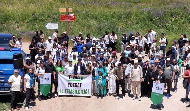Çayıralan’da doğa yürüyüşü: Doğaseverler 18 kilometrelik parkurda buluştu