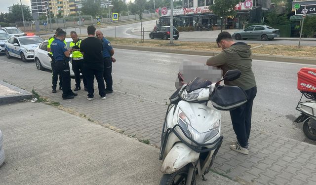 Motosiklet kazası: 1 kişi yaralandı