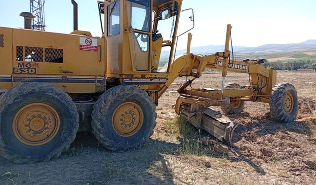 TMO alım sezonu öncesi Çandır'da silo sahası hazırlandı