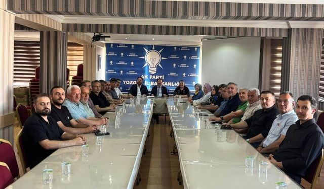 AK Parti Yozgat'ta haftalık yönetim kurulu toplantısı yapıldı