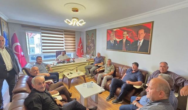 MHP Milletvekili Sedef, Muhtarlarla bir araya geldi