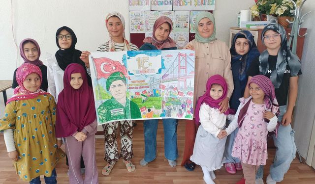 Sarıkaya'da yaz Kur'an kurslarında 15 Temmuz ruhu yaşatıldı