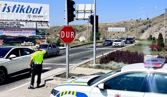 Yozgat'ta trafik denetimleri aralıksız devam ediyor