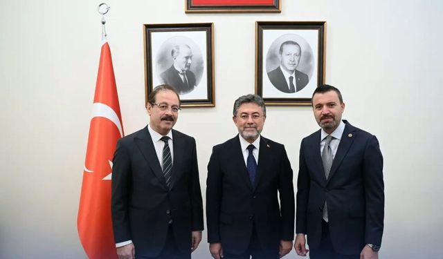 Şahan ve Akgül'den Bakan Yumaklı'ya ziyaret