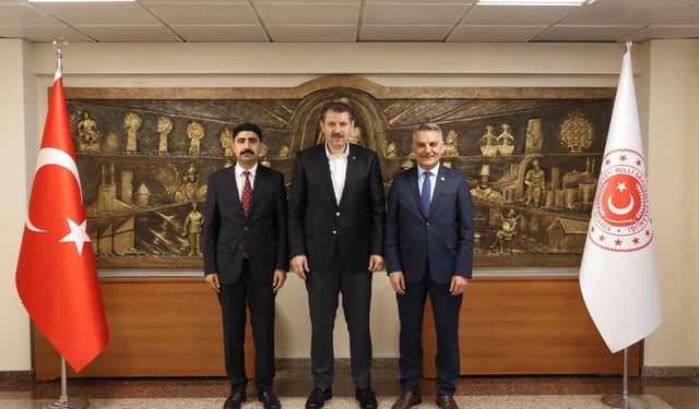 Vali Özkan ve Başsavcı Aydoğan'dan Bakan Yardımcısı Ayhan'a ziyaret