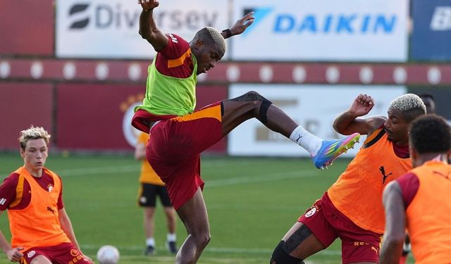 Galatasaray’da Göztepe mesaisi devam ediyor
