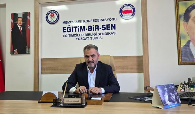 Yozgat Eğitim-Bir-Sen’den yeni dönem için mesaj