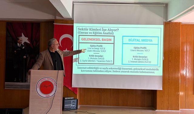 Kayhan, YOBÜ Kariyer Günleri'nde sektörün yeni iletişimciden beklentilerini anlattı