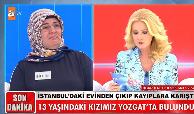 Müge Anlı'daki 13 yaşındaki kayıp çocuk Yozgat’ta bulundu
