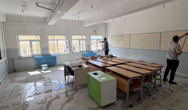 Akdağmadeni’nde hükümlüler okulları yeni eğitim dönemine hazırlıyor