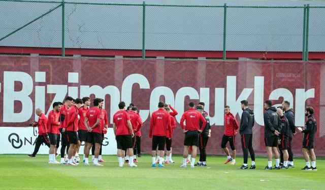 A Milli Takım'da İtalya maçı hazırlıkları başladı
