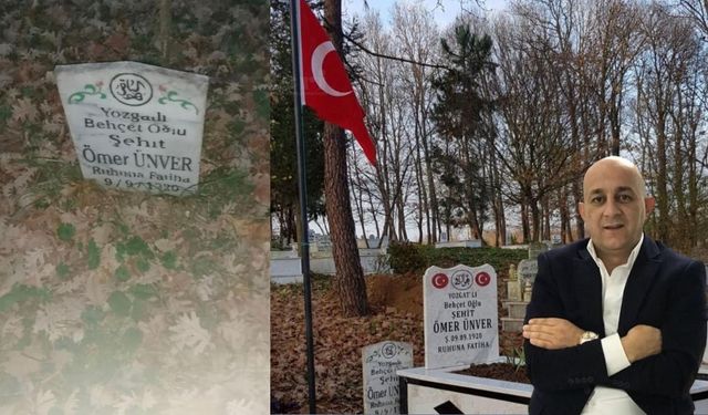 Yozgatlı iş insanından 106 yıllık şehit mezarına vefa