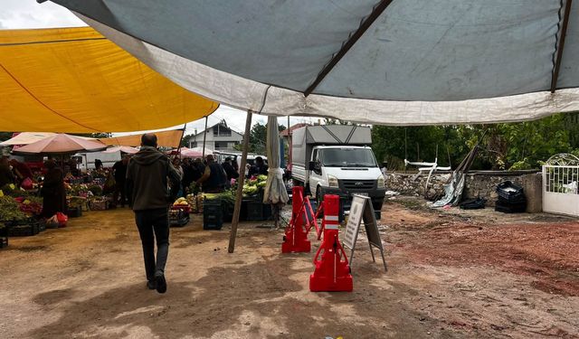 Yozgat’ta pazar yerinde tepki çeken hareket!