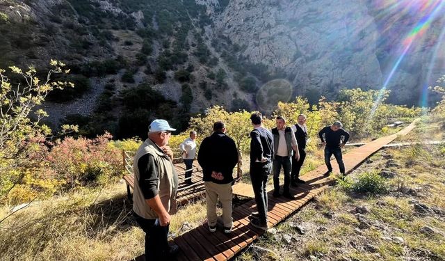 Yozgat'ta Kazankaya Orman Parkı’nda altyapı çalışmaları sürüyor