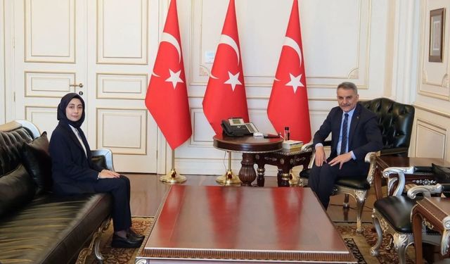 Yozgatlı Kaymakam Adayı Ayşe Mina Turan’dan Vali Özkan’a ziyaret