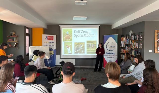 Sorgun’da gençler golf sporuyla tanıştı