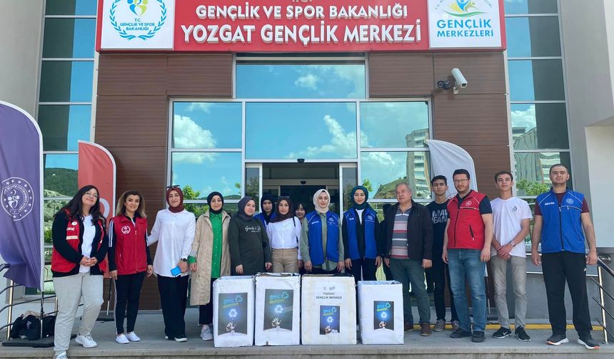 Sosyal sorumlulukta gençler öncü: Yozgat Gençlik Merkezi'nden anlamlı proje