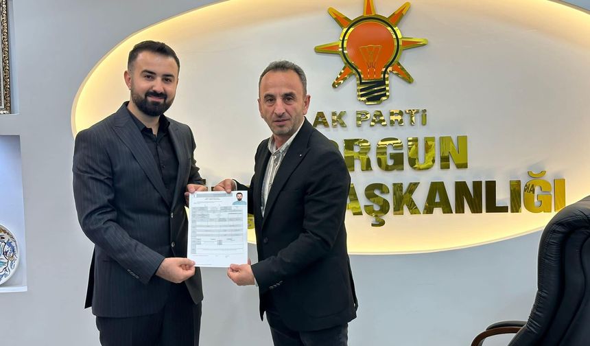 Sorgunlu iş insanı aday adaylığını açıkladı: "Daha fazla hizmet etmek istiyorum"