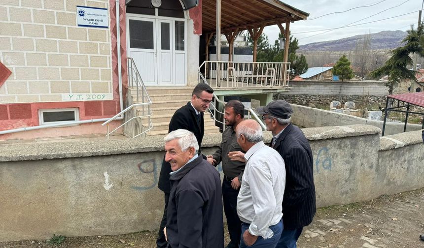 Kaymakamdan köy ziyareti: Sorunları dinledi