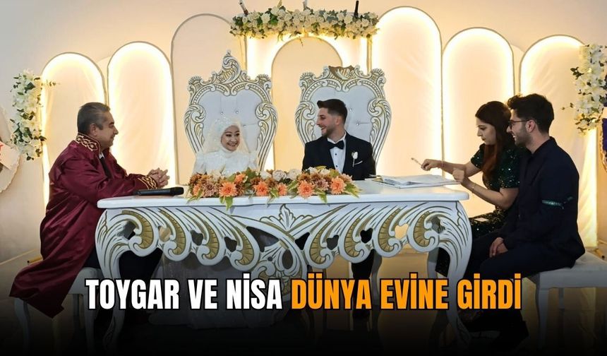 Toygar ve Nisa dünya evine girdi