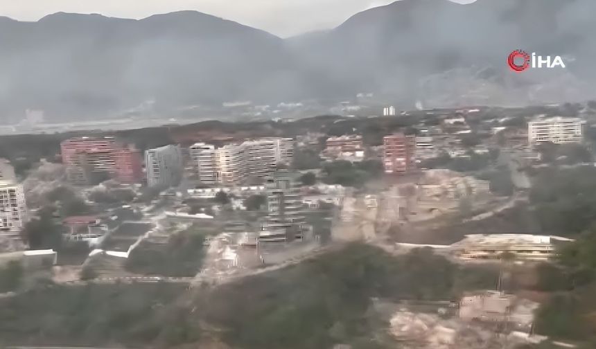 Venezuela’daki 7.2 ve 7.5’lik depremlerin ardından yıkım havadan görüntülendi
