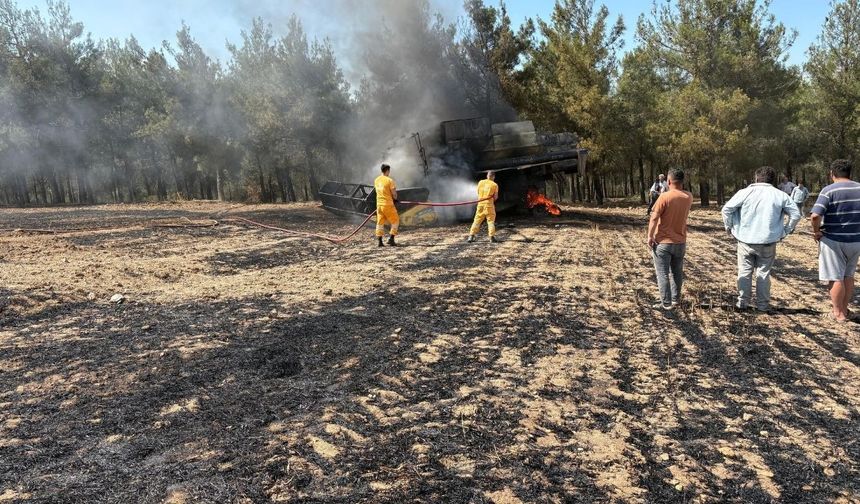 Hasat faciası: 150 dönüm tarım arazisi küle döndü