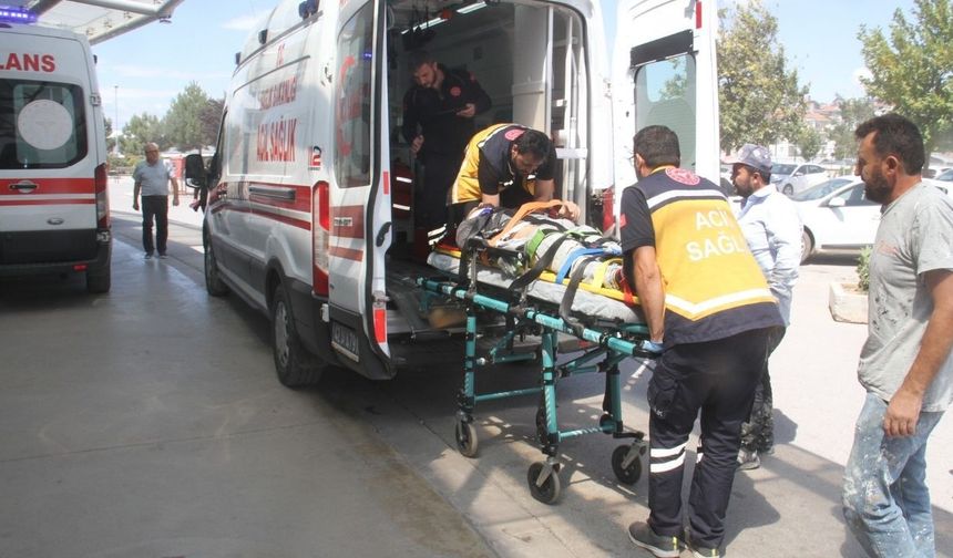 İnşaatın 3’üncü katından düşen usta yaralandı