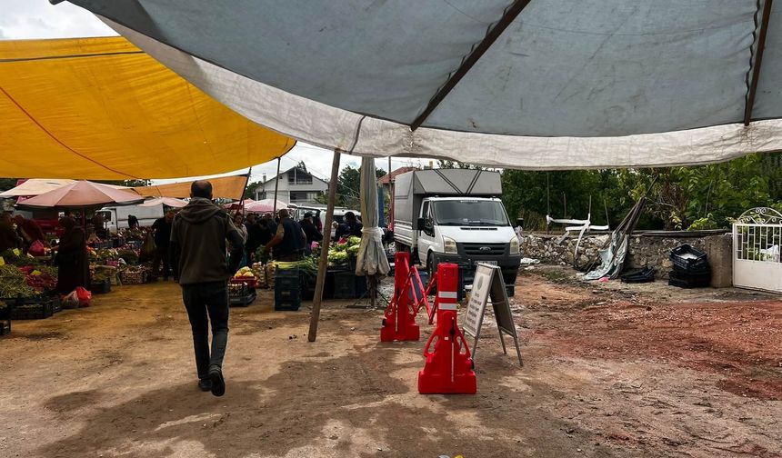 Yozgat’ta pazar yerinde tepki çeken hareket!