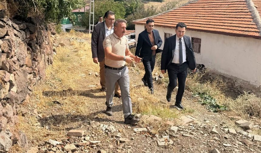 Yozgat’ta Kale köyünde tamamlanan içme suyu deposu incelendi