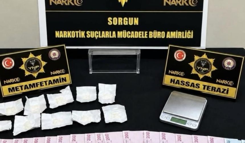 Sorgun’da uyuşturucu operasyonu: 1 şüpheli tutuklandı